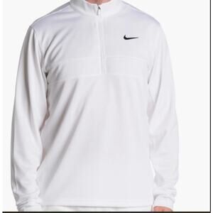 Nike Dri-FIT Essential Half-Zip Golf Pullover Top CK6076-100 Size XX-Large white